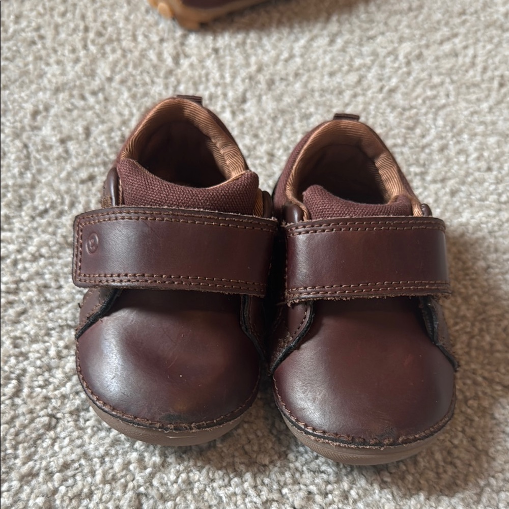 Brown Leather Baby Shoes